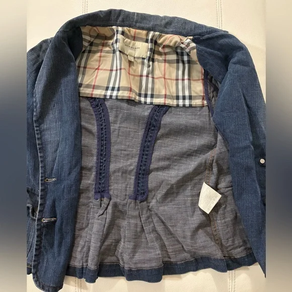 ❇️ Host Pick! ✅Burberry Denim Women's Jacket - Picture 7 of 12